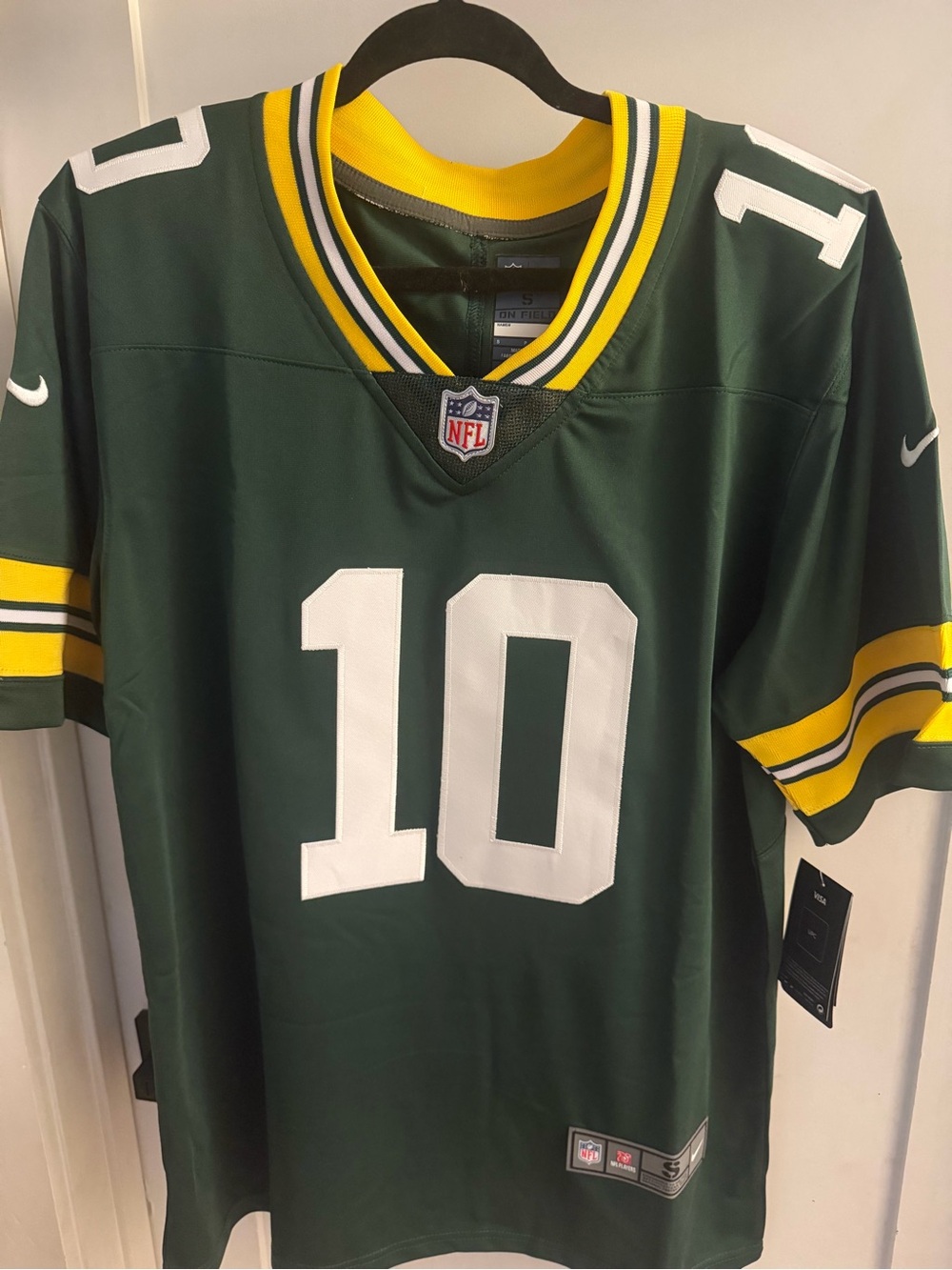 Green Bay packers Jordan Love Men’s Football Jersey #10